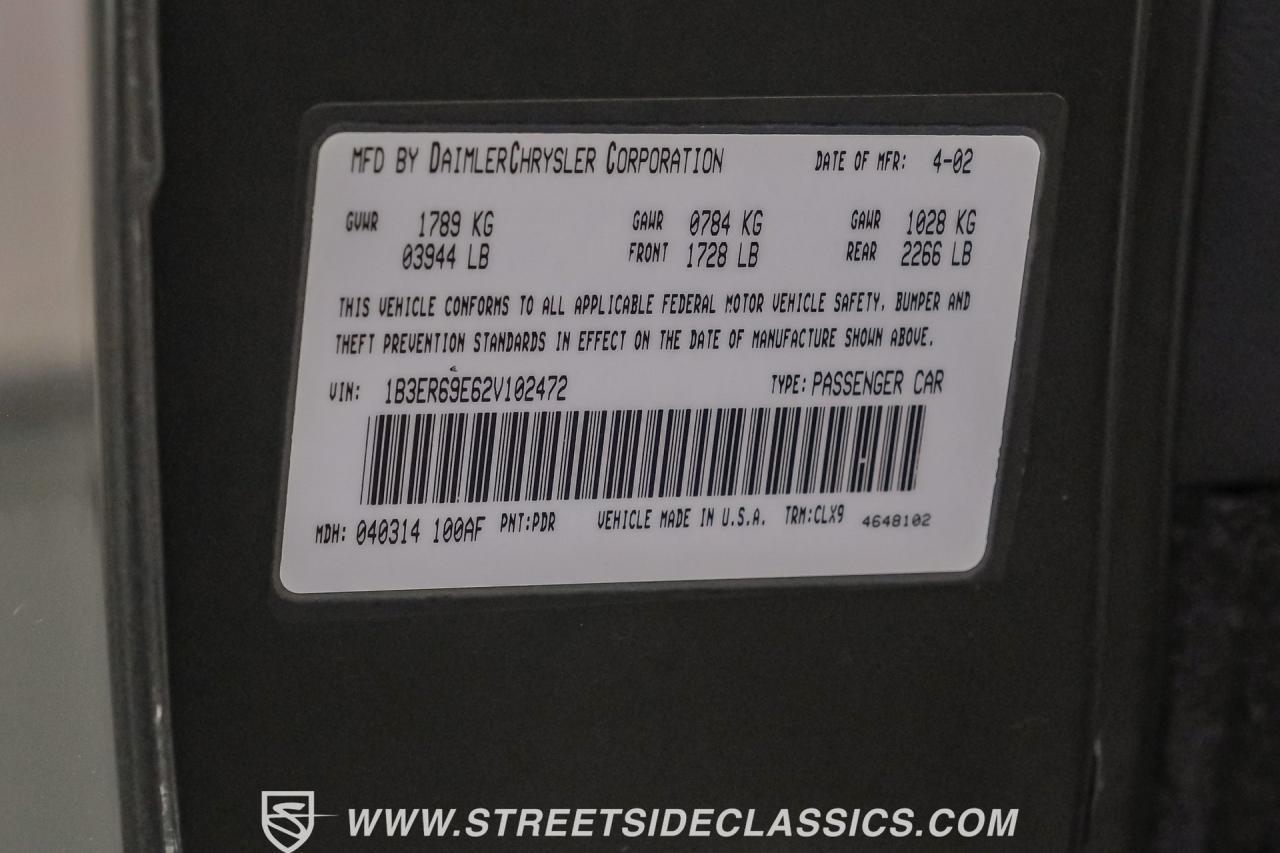 2002 Dodge Viper GTS Supercharged