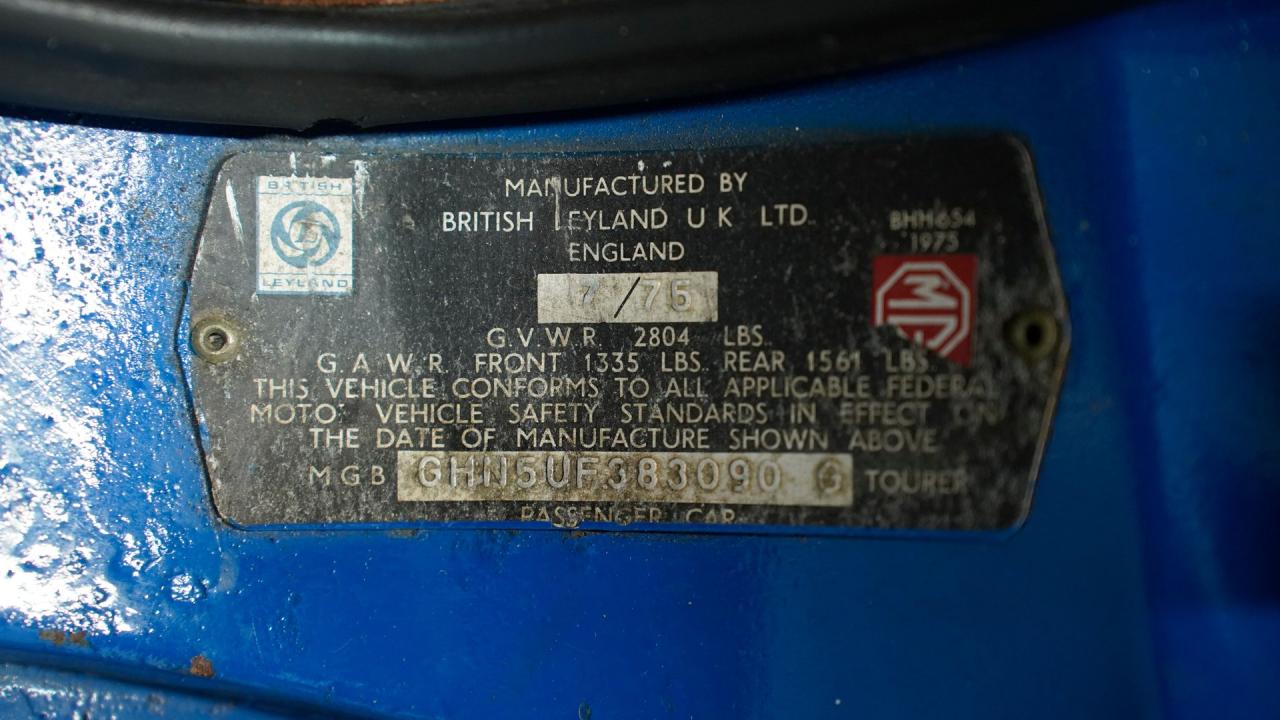 1975 MG MGB