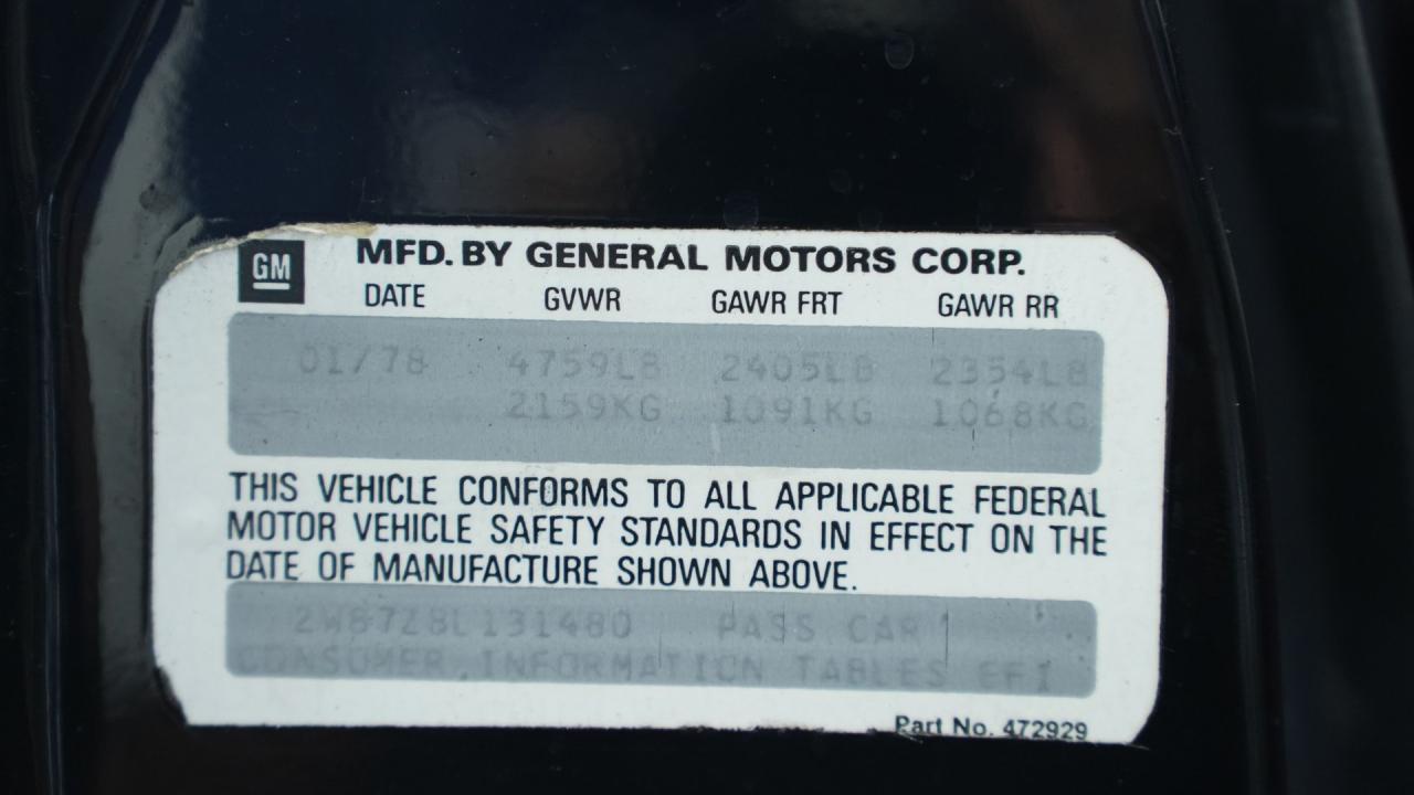 1978 Pontiac Firebird Trans Am