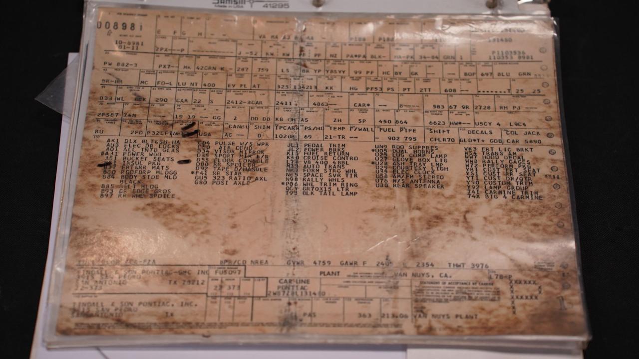 1978 Pontiac Firebird Trans Am