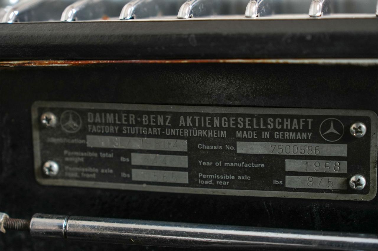 1958 Mercedes - Benz Daimler Benz