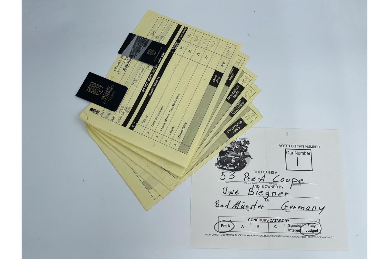 1953 Porsche 356 Pre-A Coupe 1500 Super &ldquo;Long-term single ownership, Unrestored and Matching numbers&rdquo;