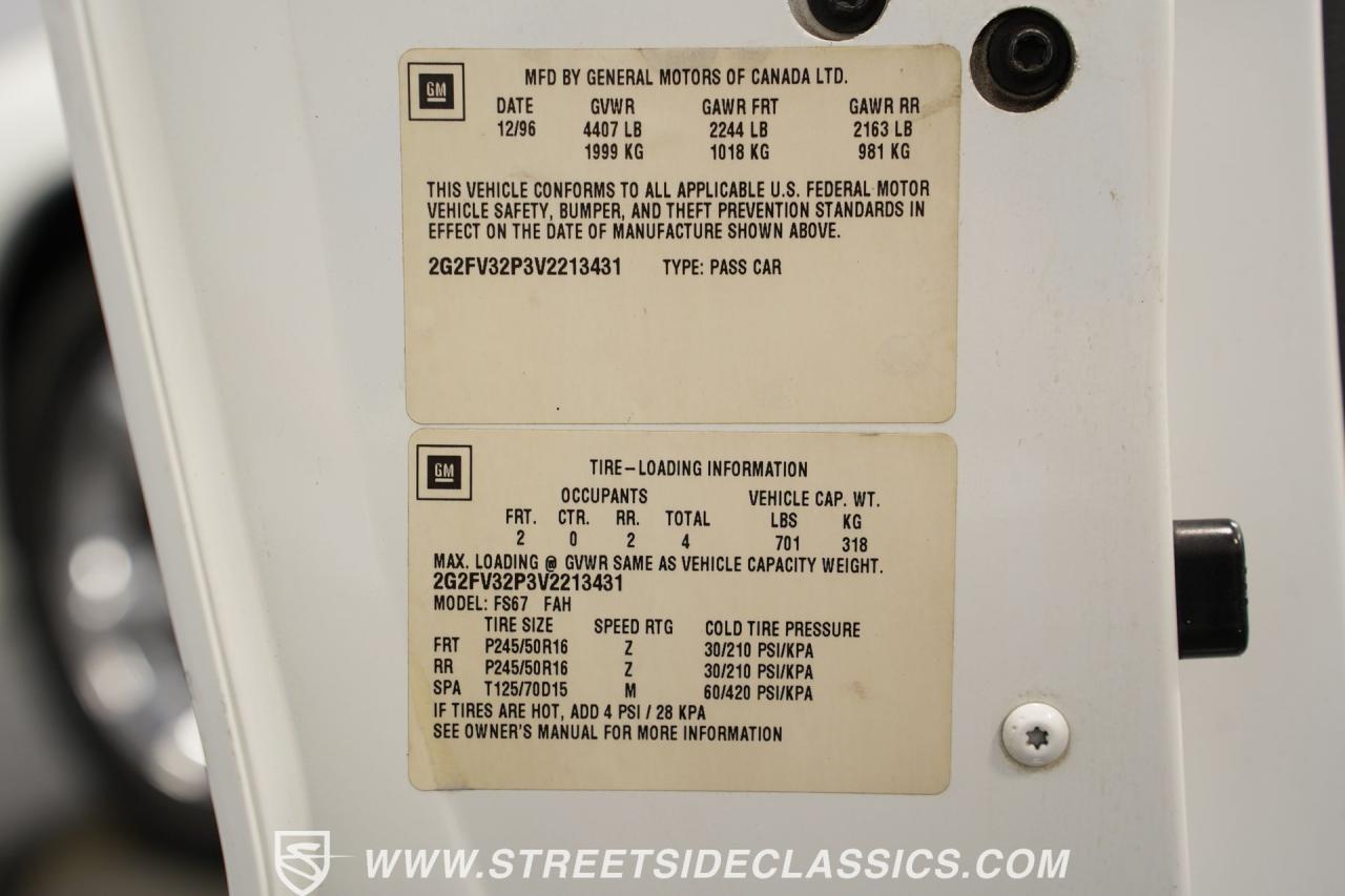 1997 Pontiac Firebird Trans Am Convertible