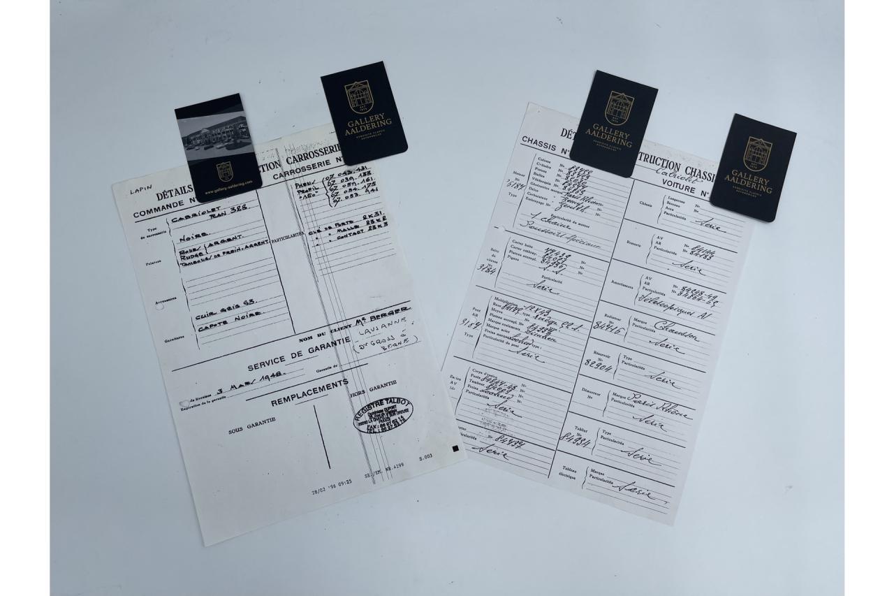 1948 Talbot T26 Record Cabriolet by Graber &ldquo;Exceptional restoration&rdquo;