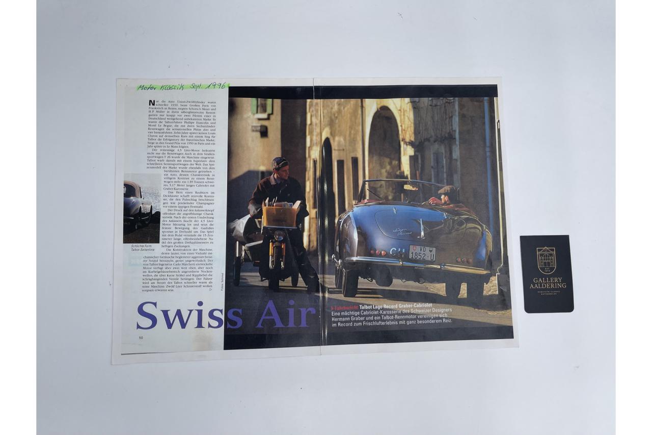 1948 Talbot T26 Record Cabriolet by Graber &ldquo;Exceptional restoration&rdquo;