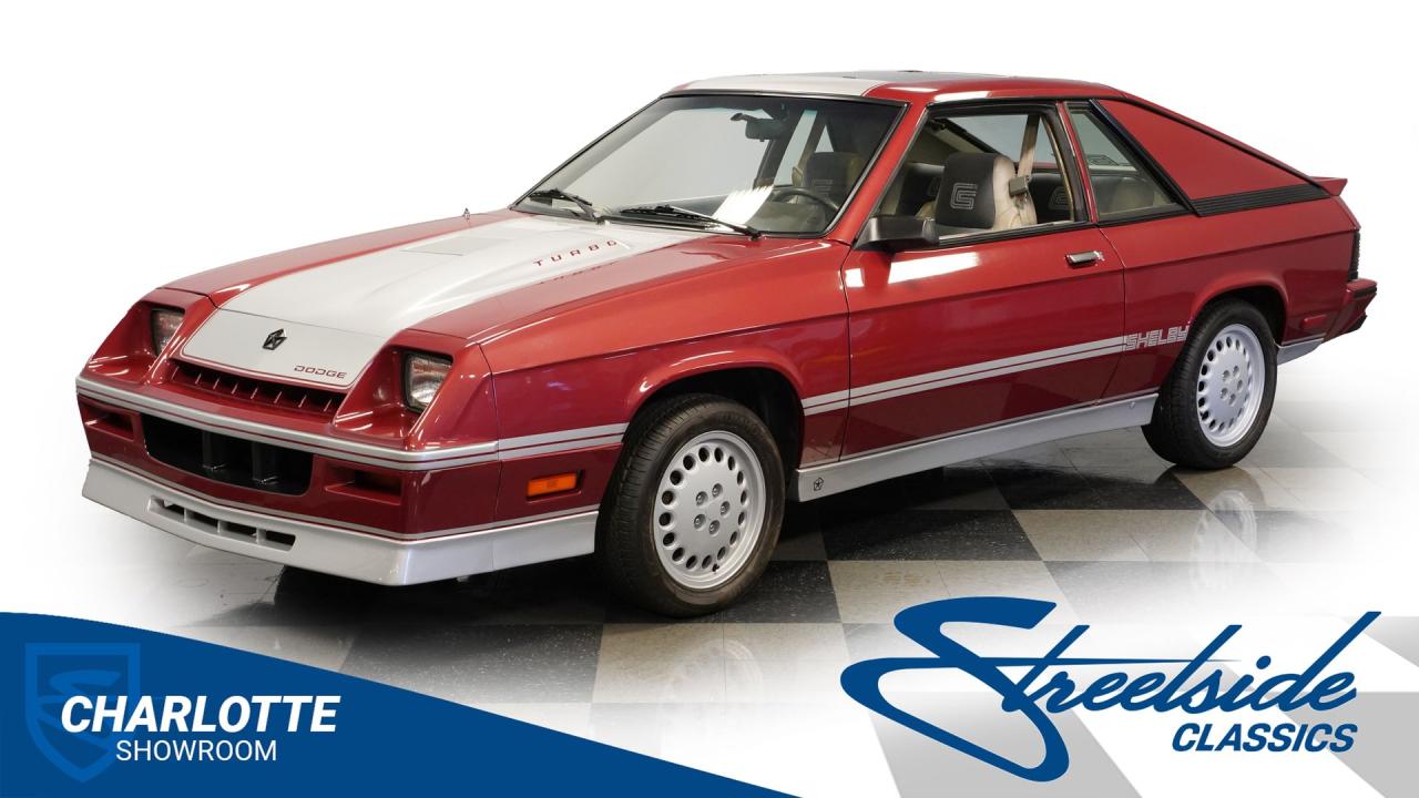 1985 Dodge Charger Shelby Turbo