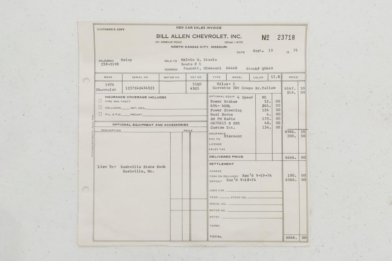 1974 Chevrolet Corvette