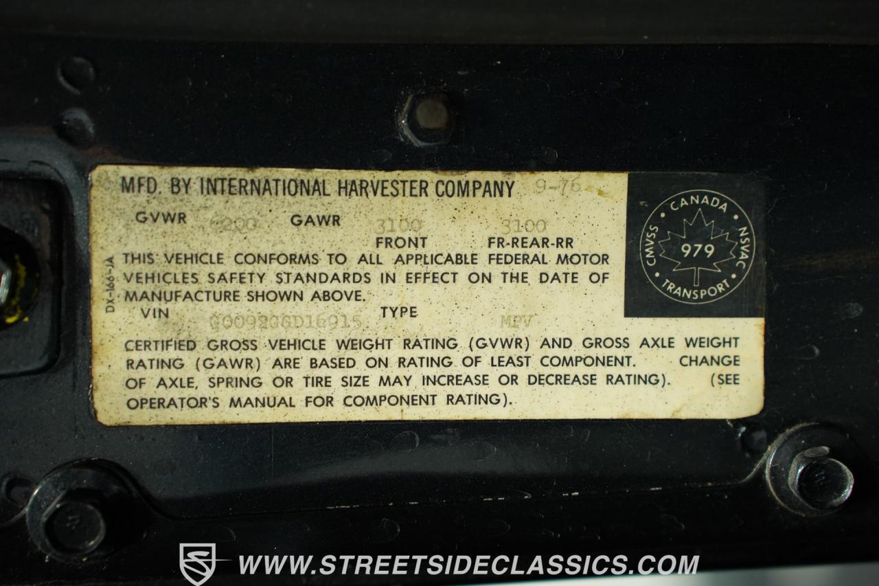 1977 International Scout II 4x4