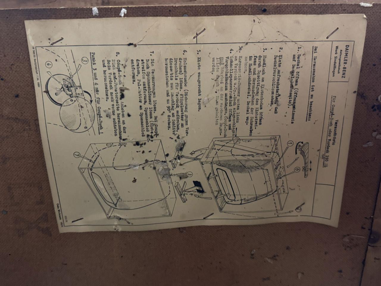 1958 Mercedes - Benz 190