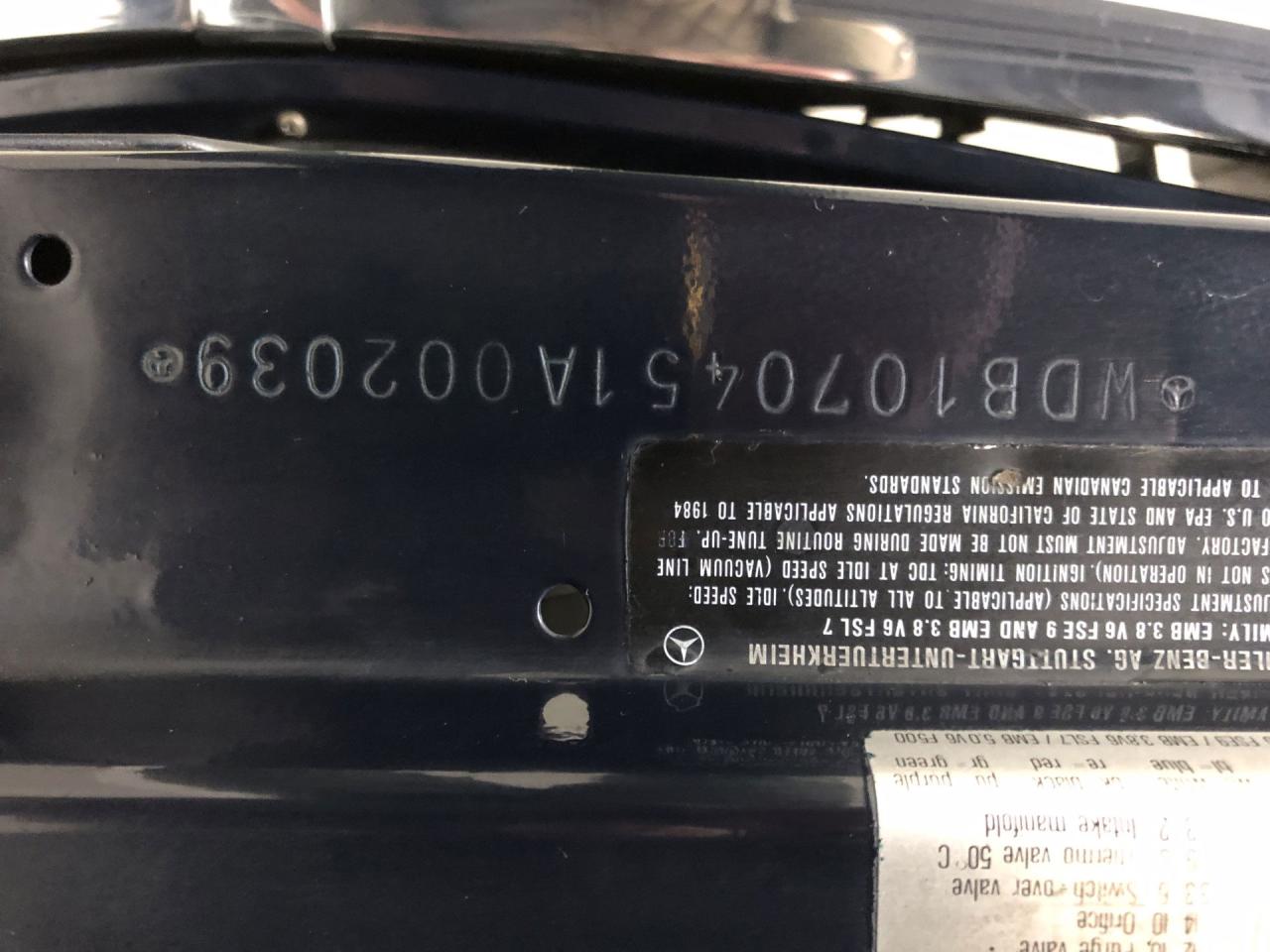 1984 Mercedes - Benz 300 series