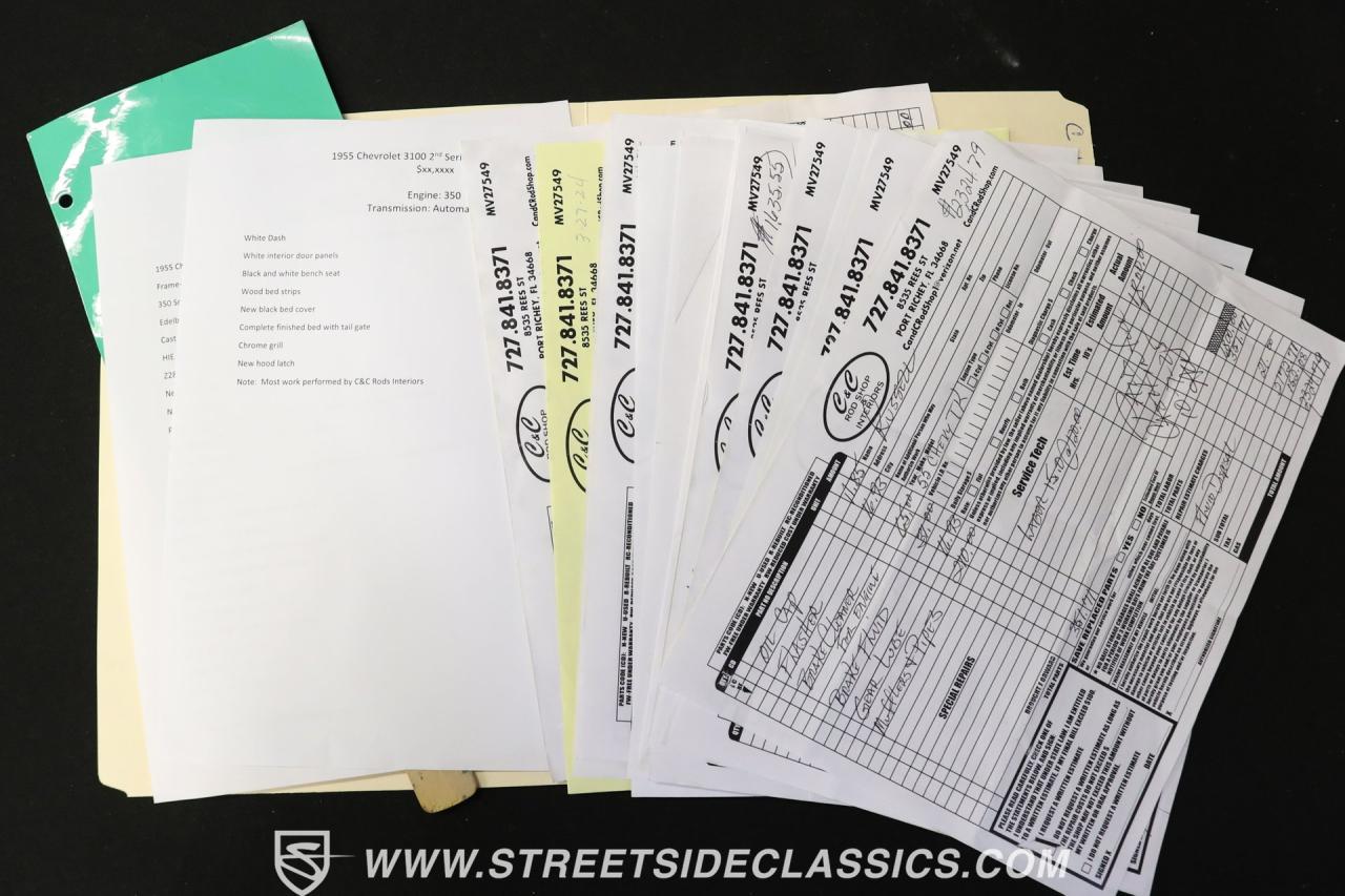 1955 Chevrolet 3100 Big Back Window