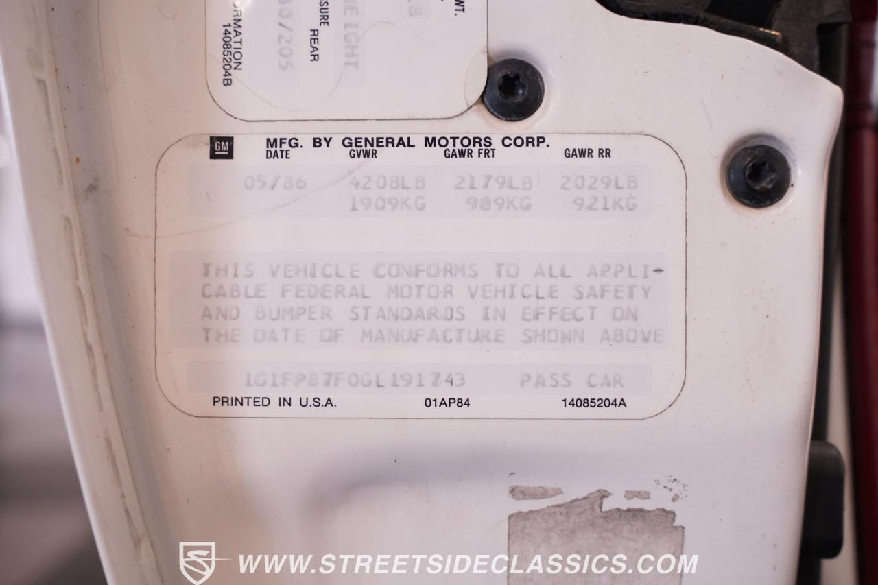 1986 Chevrolet Camaro IROC-Z