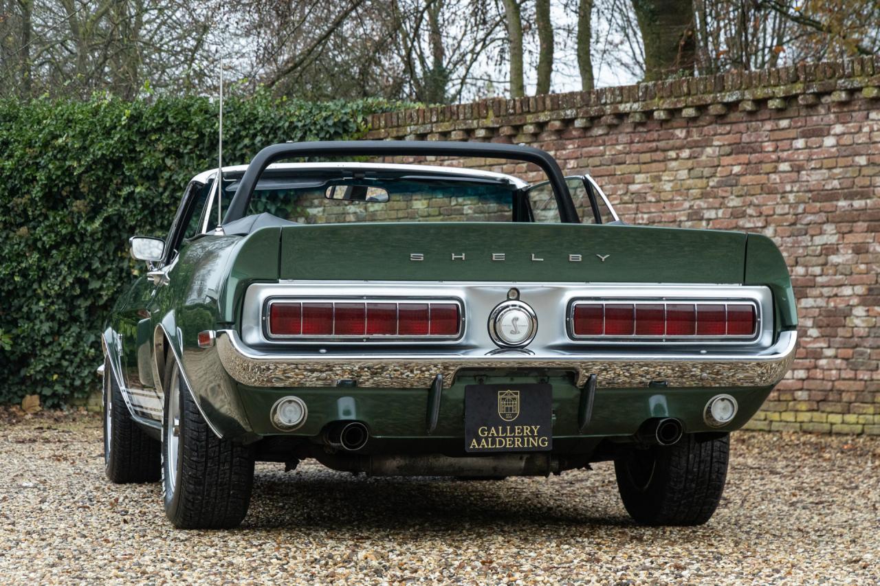 1968 Ford Mustang Shelby GT350 Convertible &ldquo;Factory Shelby Paxton Supercharger&rdquo;