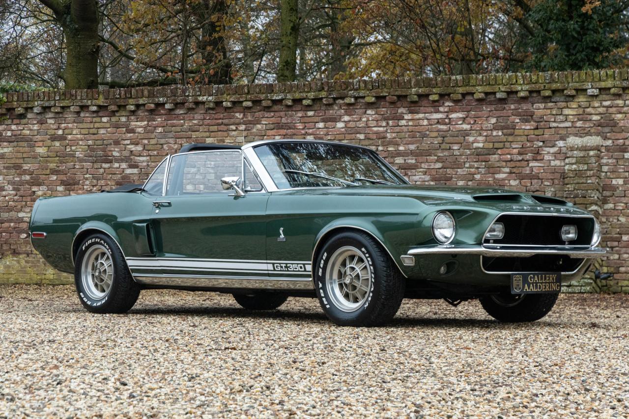 1968 Ford Mustang Shelby GT350 Convertible &ldquo;Factory Shelby Paxton Supercharger&rdquo;