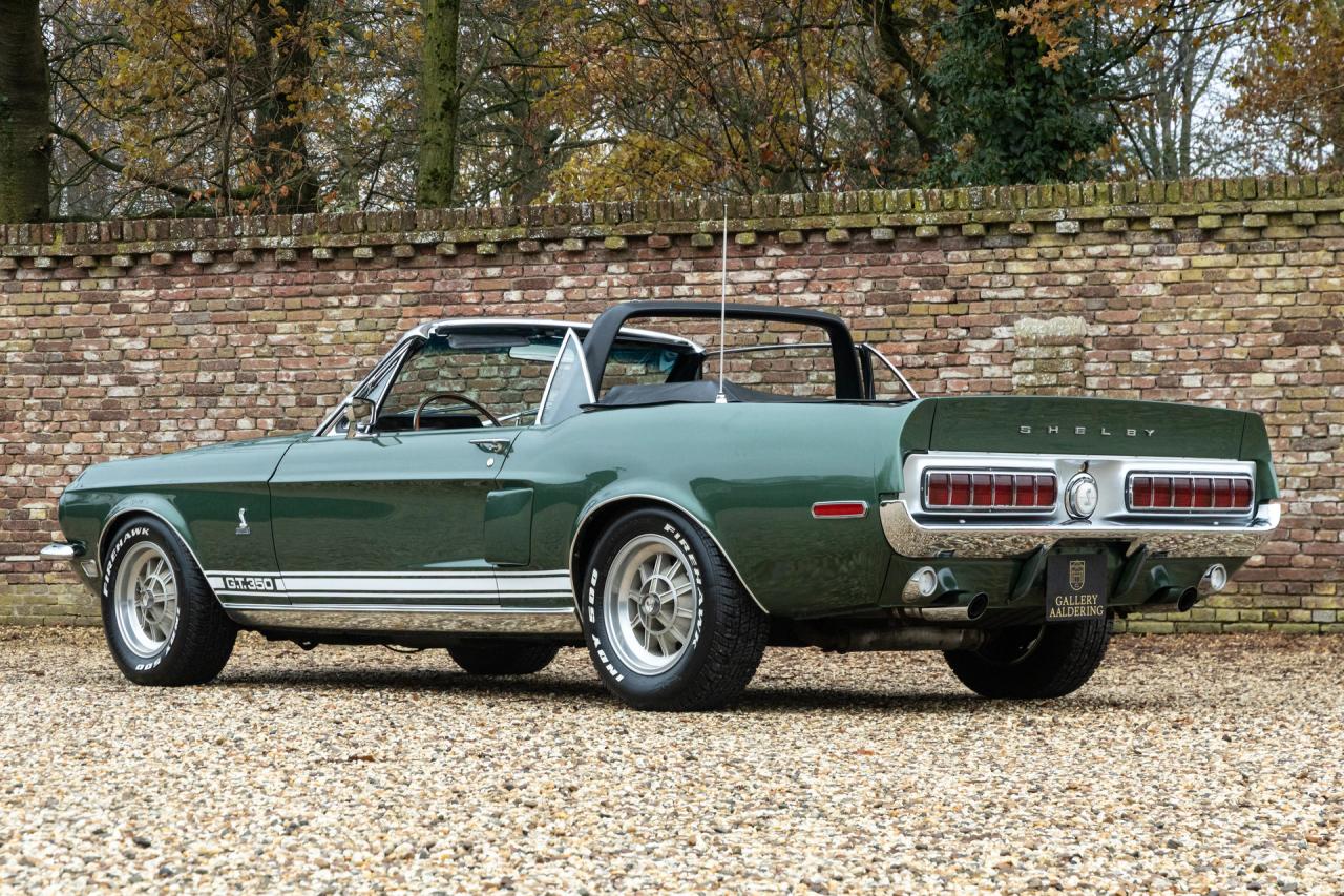 1968 Ford Mustang Shelby GT350 Convertible &ldquo;Factory Shelby Paxton Supercharger&rdquo;