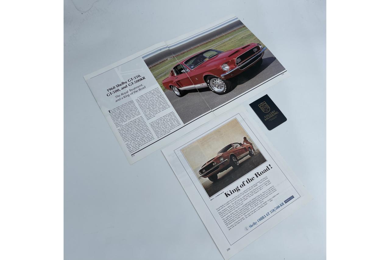 1968 Ford Mustang Shelby GT350 Convertible &ldquo;Factory Shelby Paxton Supercharger&rdquo;