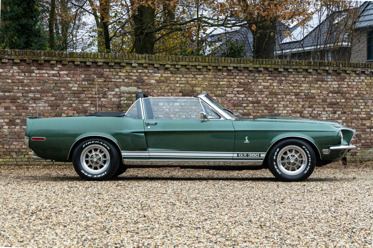 1968 Ford Mustang Shelby GT350 Convertible &ldquo;Factory Shelby Paxton Supercharger&rdquo;