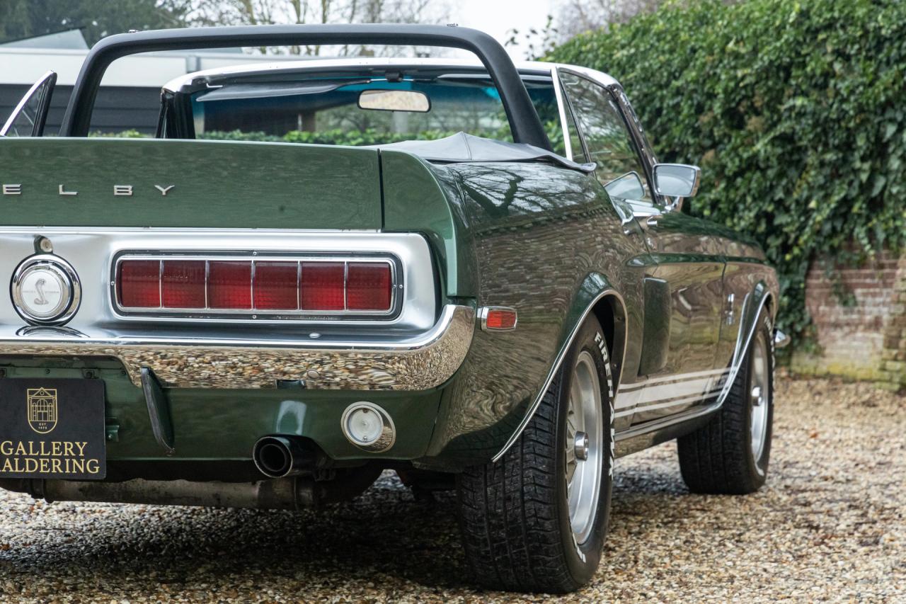 1968 Ford Mustang Shelby GT350 Convertible &ldquo;Factory Shelby Paxton Supercharger&rdquo;