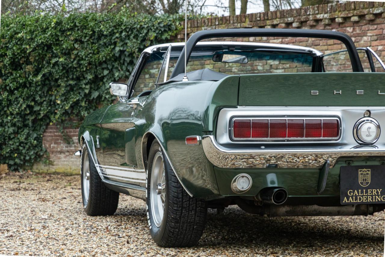 1968 Ford Mustang Shelby GT350 Convertible &ldquo;Factory Shelby Paxton Supercharger&rdquo;