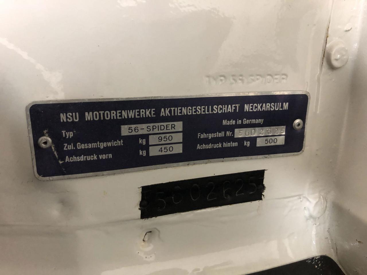1966 NSU Prinz Spider Wankel