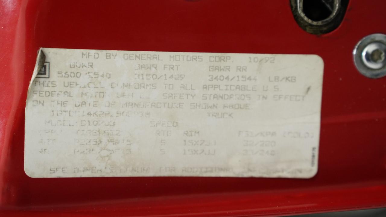 1993 GMC Sierra 1500 SLE