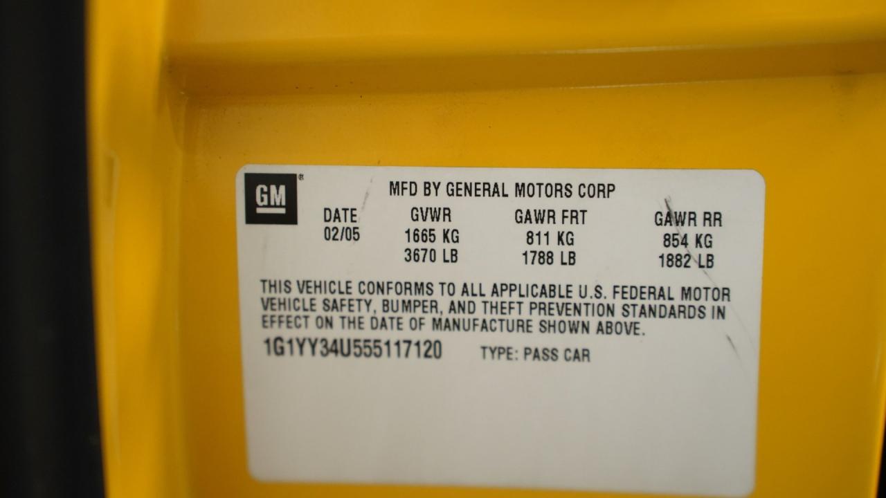 2005 Chevrolet Corvette Convertible