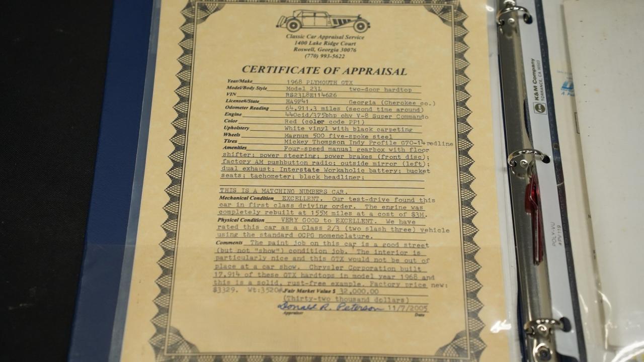 1968 Plymouth GTX 440