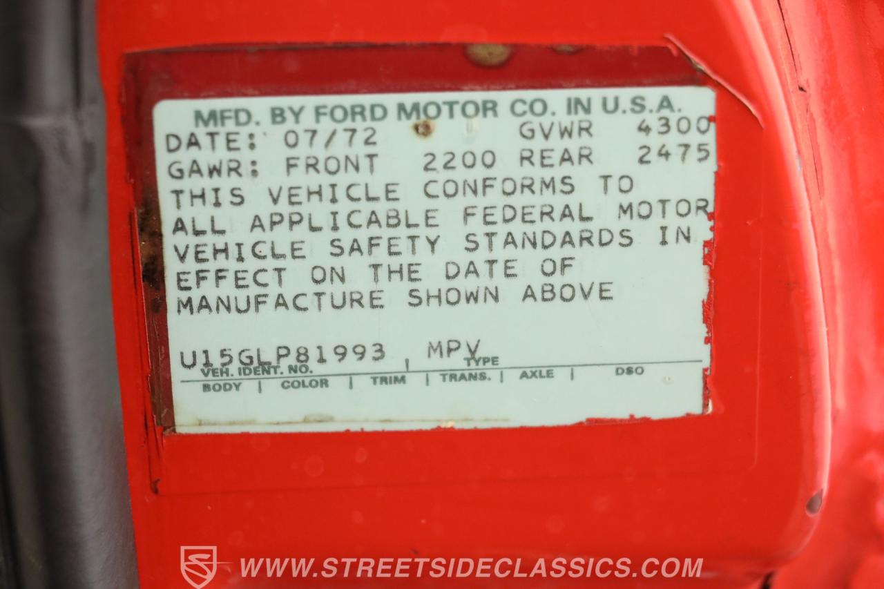 1972 Ford Bronco 4X4