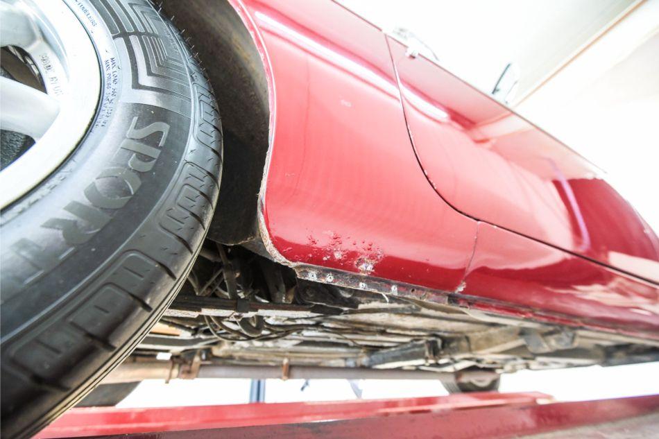 1973 MG B MGB metal dash overdrive