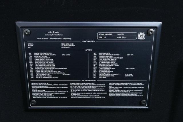 2020 Ferrari 488 PISTA