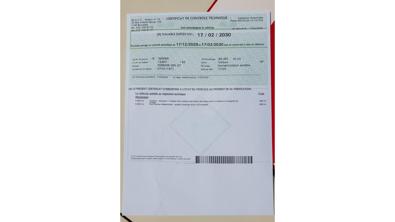 1970 Ferrari 365 GTB/4 Daytona &ldquo;Plexi&rdquo;