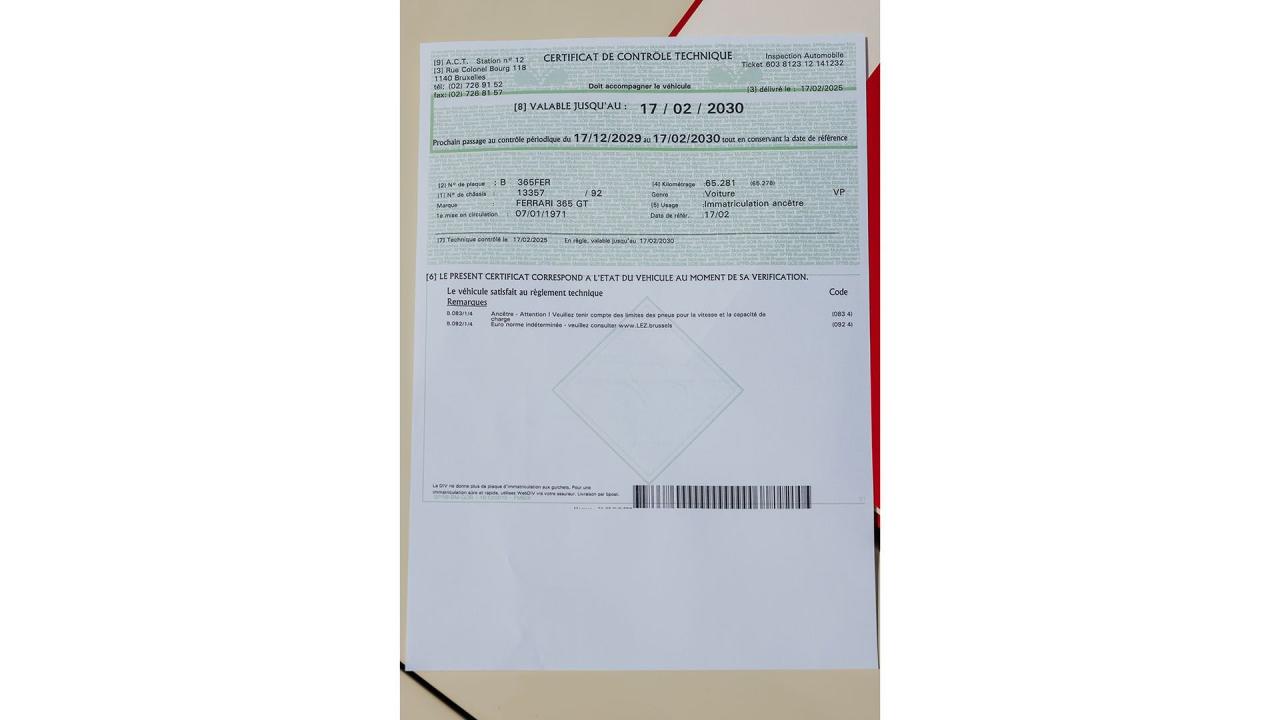 1970 Ferrari 365 GTB/4 Daytona &ldquo;Plexi&rdquo;