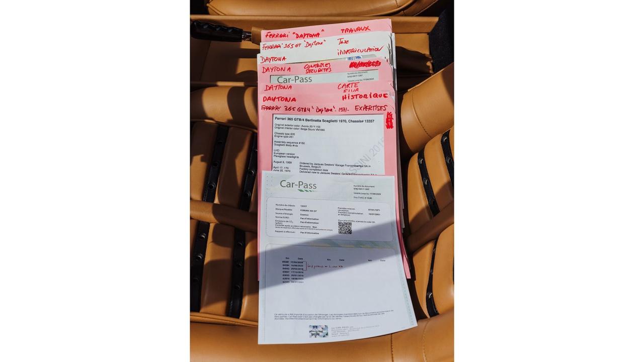 1970 Ferrari 365 GTB/4 Daytona &ldquo;Plexi&rdquo;