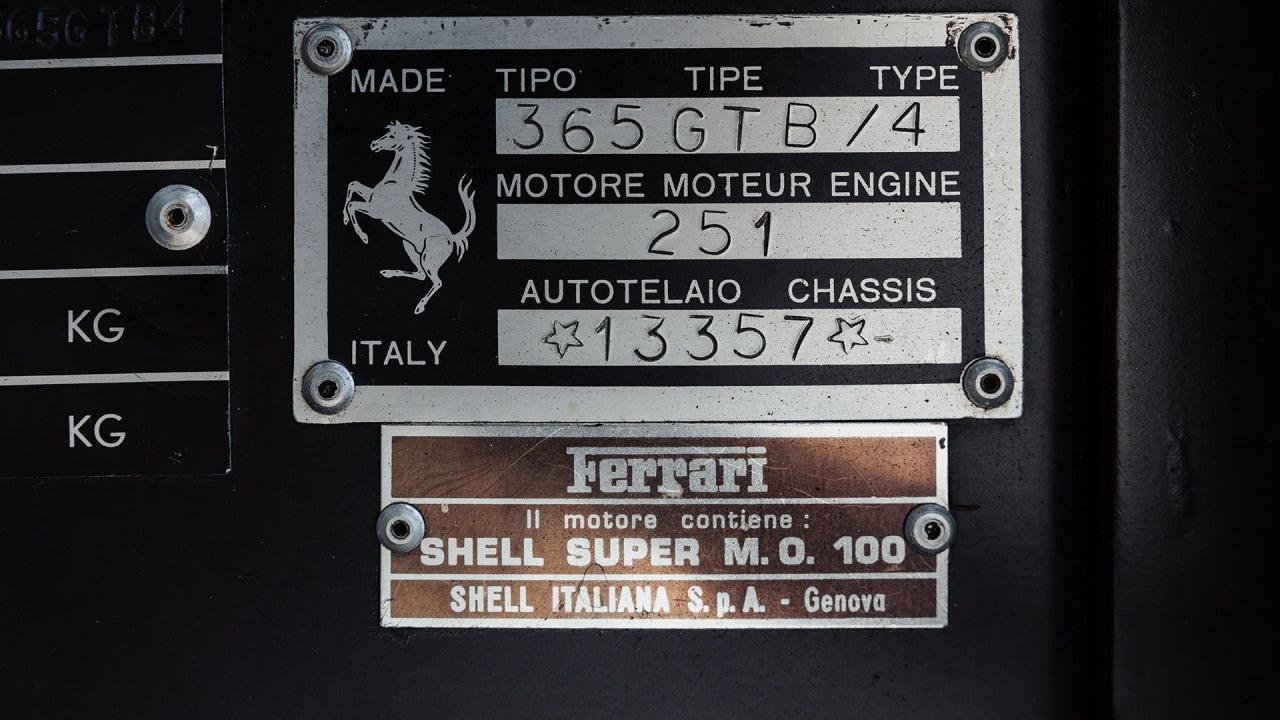 1970 Ferrari 365 GTB/4 Daytona &ldquo;Plexi&rdquo;