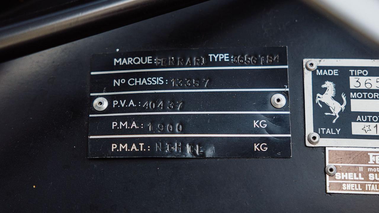 1970 Ferrari 365 GTB/4 Daytona &ldquo;Plexi&rdquo;