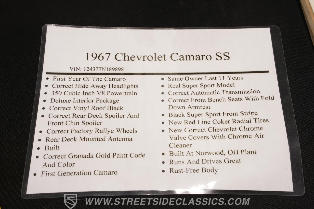 1967 Chevrolet Camaro RS/SS 350