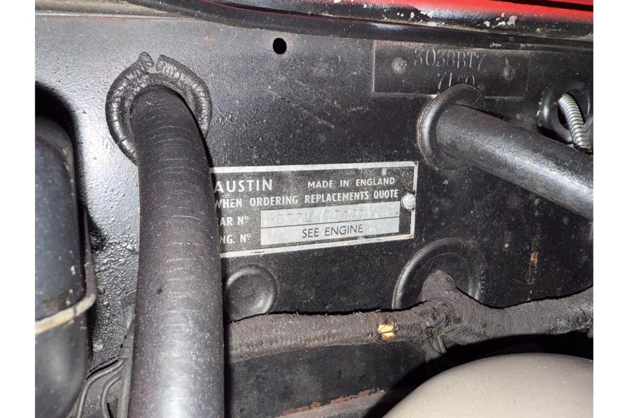 1961 Austin - Healey 3000 MK2 &ldquo;Trade-in car&rdquo;