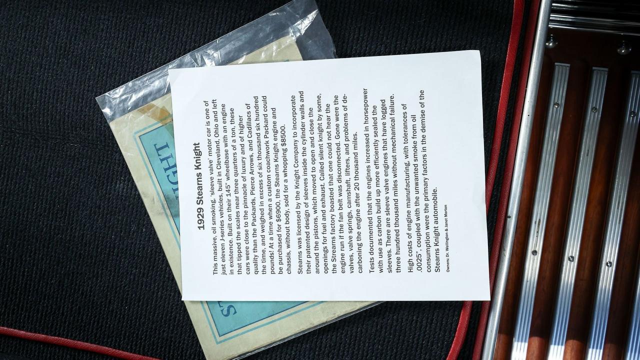 1929 Stearns-Knight J8-90 Seven-Passenger Touring