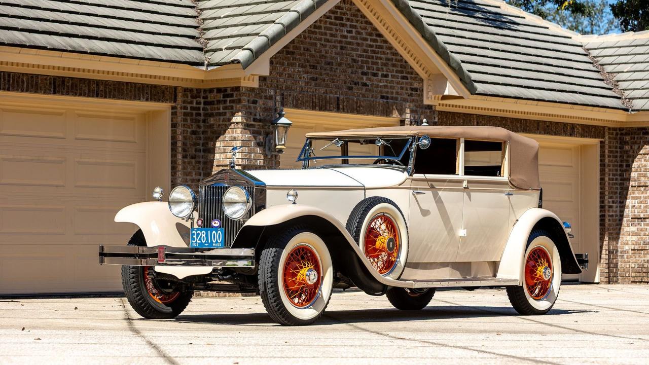 1926 Rolls - Royce Phantom I Brewster Newmarket Convertible Sedan