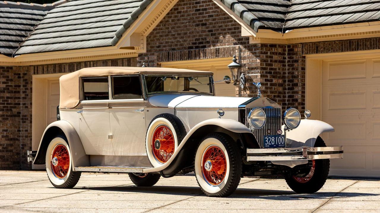 1926 Rolls - Royce Phantom I Brewster Newmarket Convertible Sedan