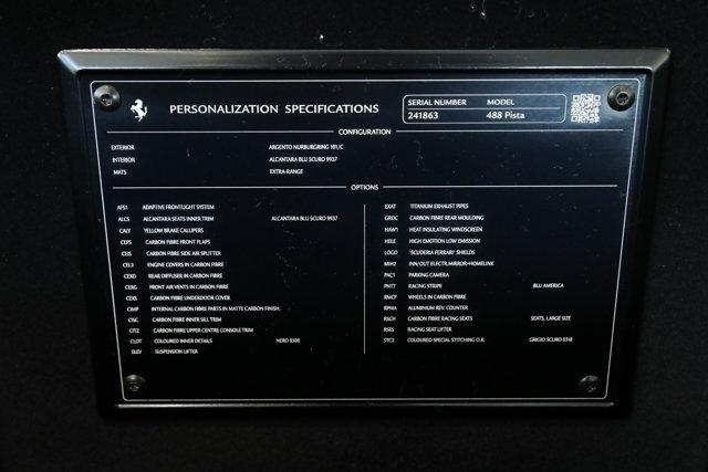 2019 Ferrari 488 PISTA