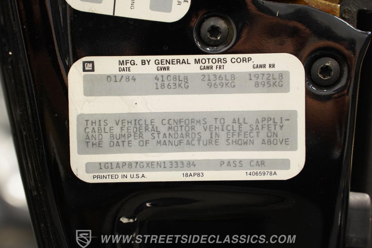 1984 Chevrolet Camaro Z/28 L69