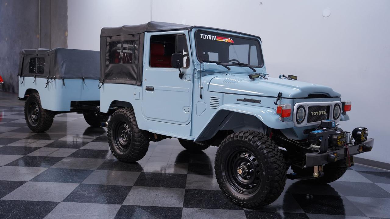 1982 Toyota Land Cruiser FJ40 with Trailer