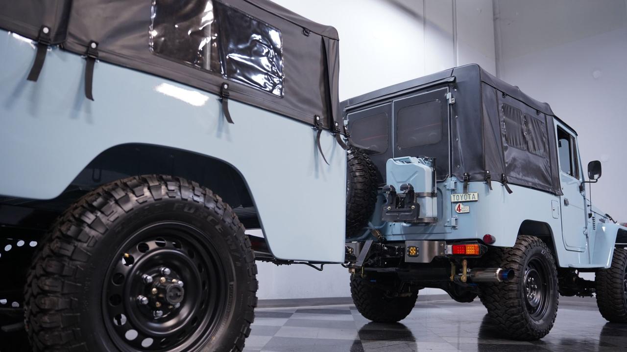 1982 Toyota Land Cruiser FJ40 with Trailer