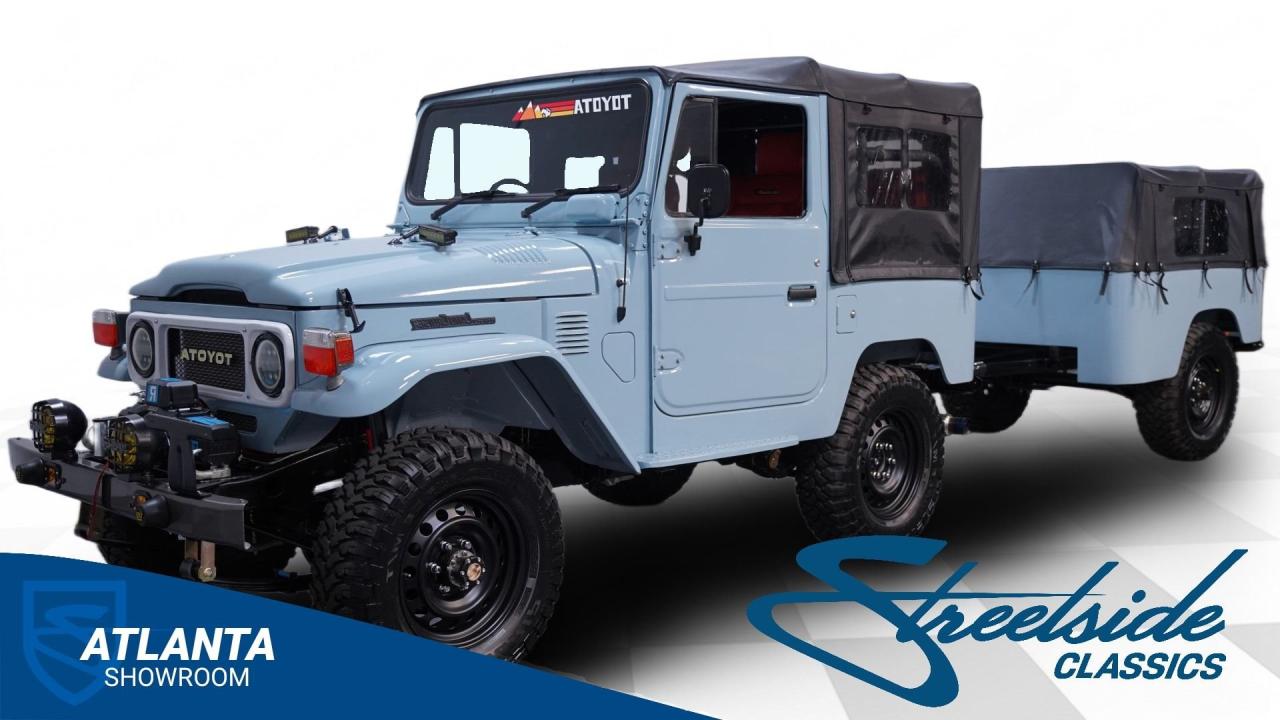 1982 Toyota Land Cruiser FJ40 with Trailer