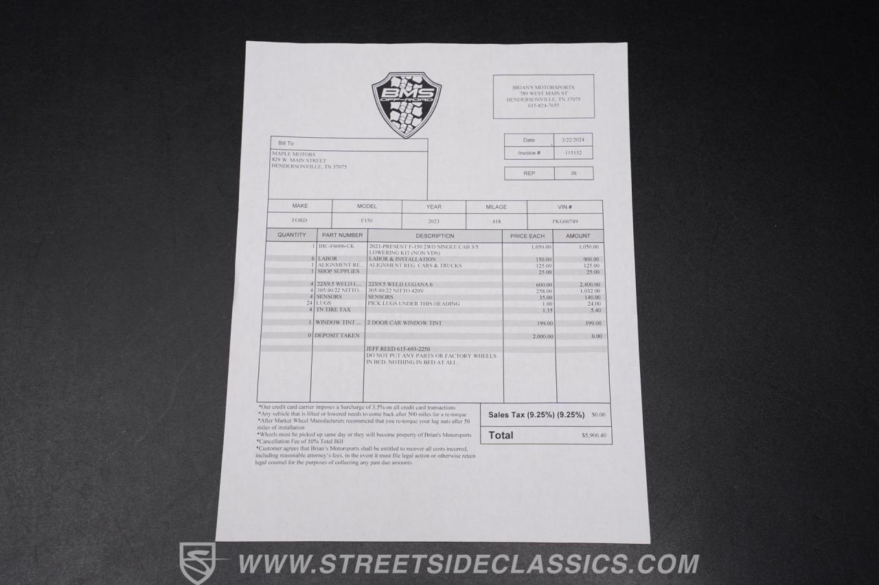 2023 Ford F-150 XL Supercharged