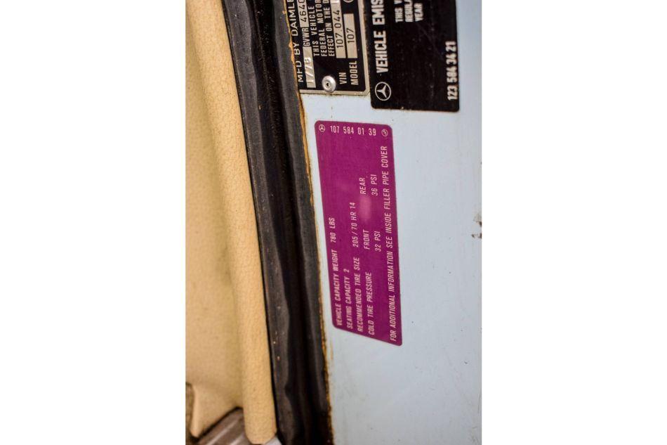 1978 Mercedes - Benz SL-Klasse