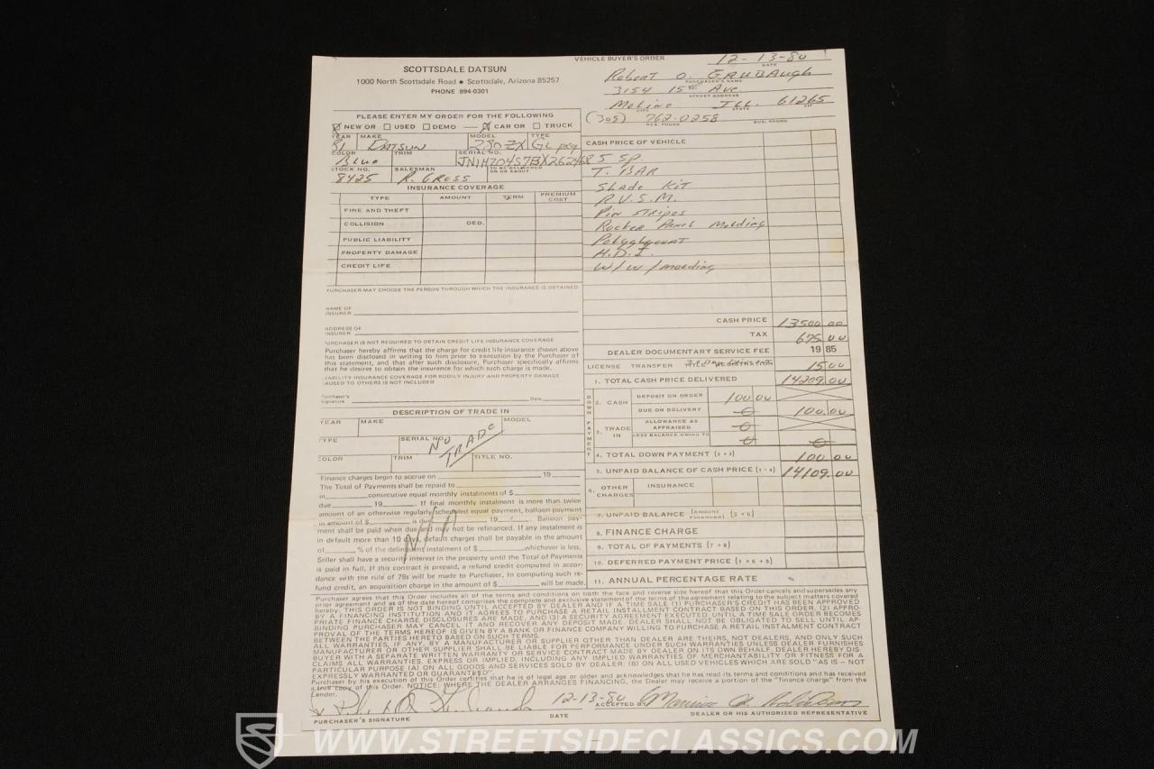 1981 Datsun 280ZX Grand Luxury