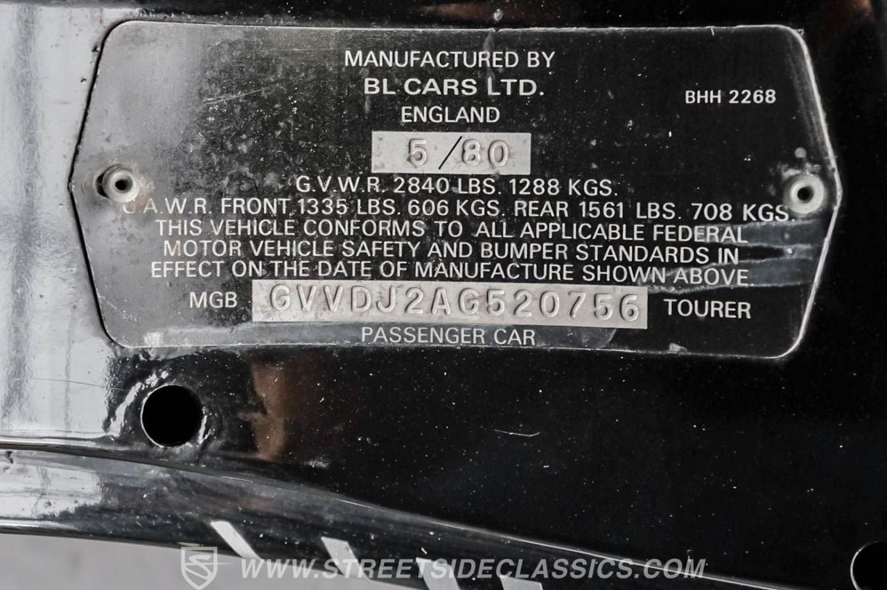 1980 MG MGB Limited Edition