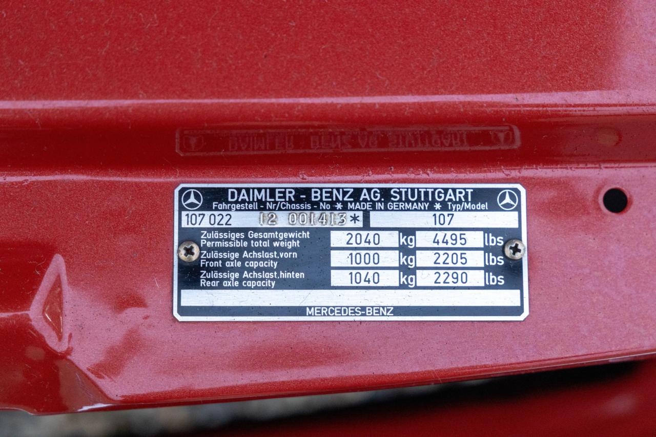 1975 Mercedes - Benz Mercedes Benz 280 SLC &ldquo;8.191 kms - Exceptionally low mileage&rdquo;